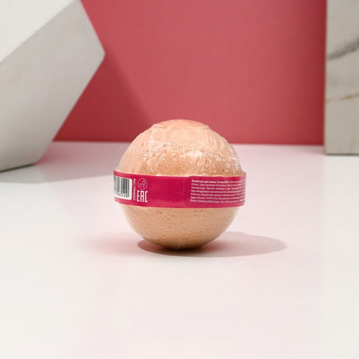 Цена за 2 шт. Бомбочка для ванны Love, 130 г, аромат ванильного мороженого, Чистое счастье фото 3