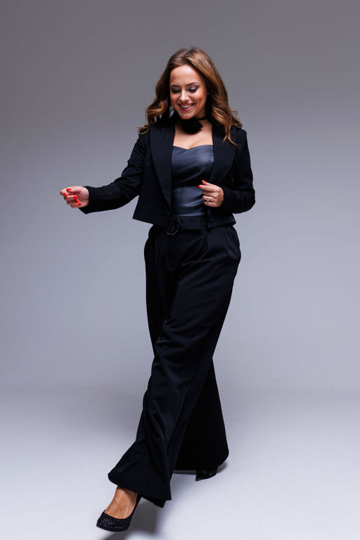 Жакет AURA 1087-164-Р чёрный