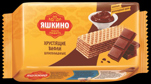 Яшкино, вафли Шоколадные, 200 г  фото 2