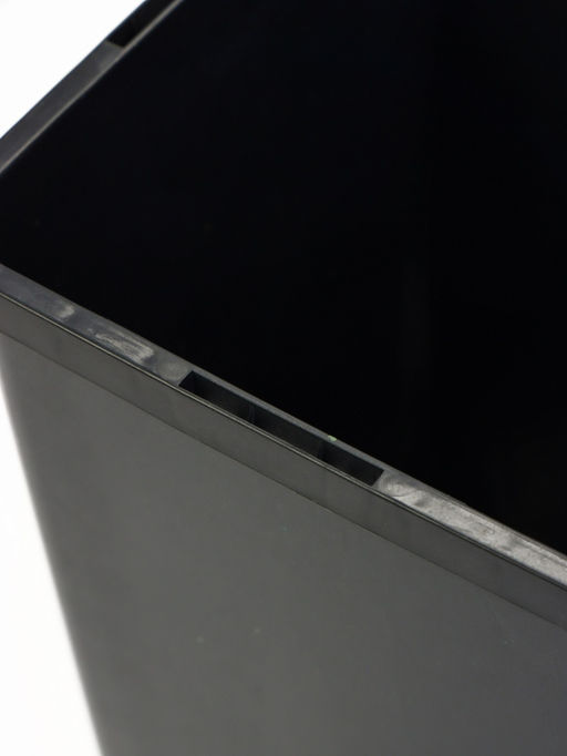 Цена за 4 шт. Горшок для рассады, 2 л, 12×12×17 см, пластик, чёрный