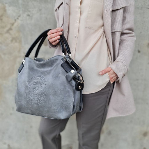 Женская сумка с ручками из эко кожи 0074-4 - Cidirro фото 4