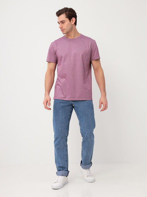 Футболка мужская короткий рукав GREG G145-PM4T-LT1635 (бордо)  фото 2