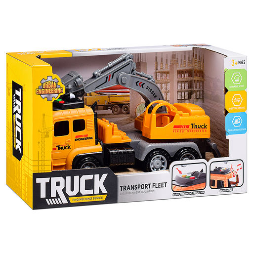 Машина "СпецСтрой" (свет, звук) в коробке