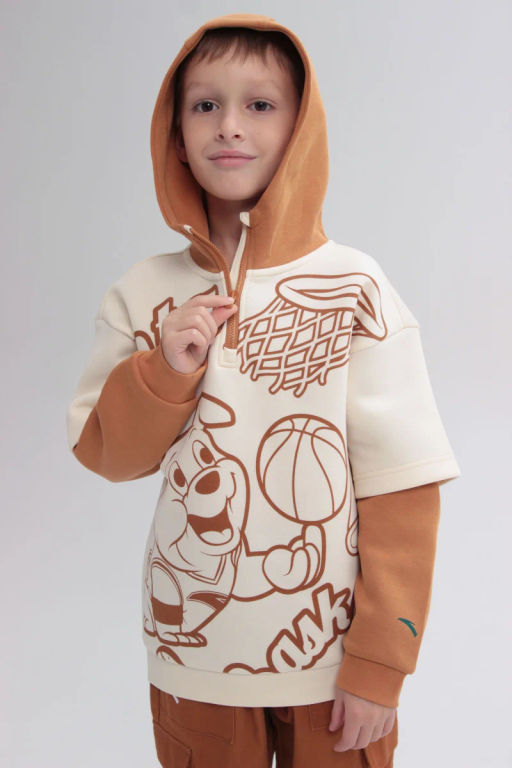 Худи бежевый, коричневый - Anta sport фото 7