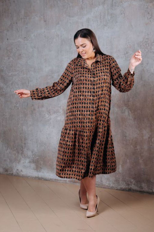 Платье Luxury Moda 1377 коричневый