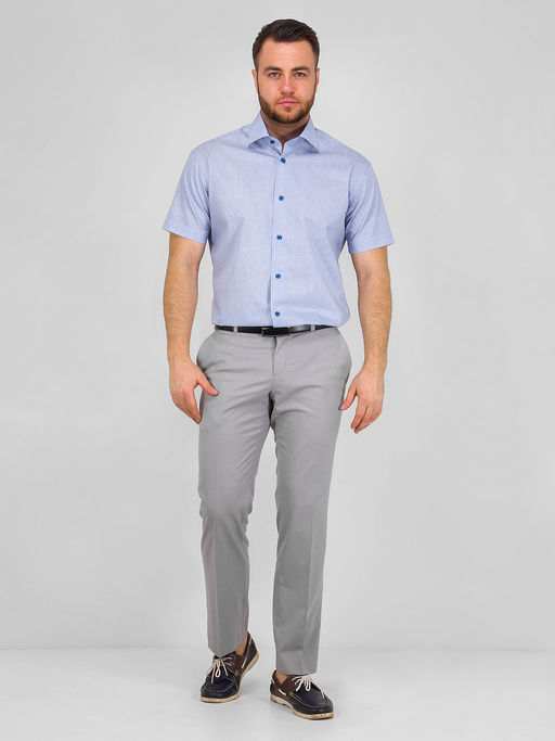 Сорочка мужская короткий рукав GREG 123/101/4702/Z/1*_GB  фото 6