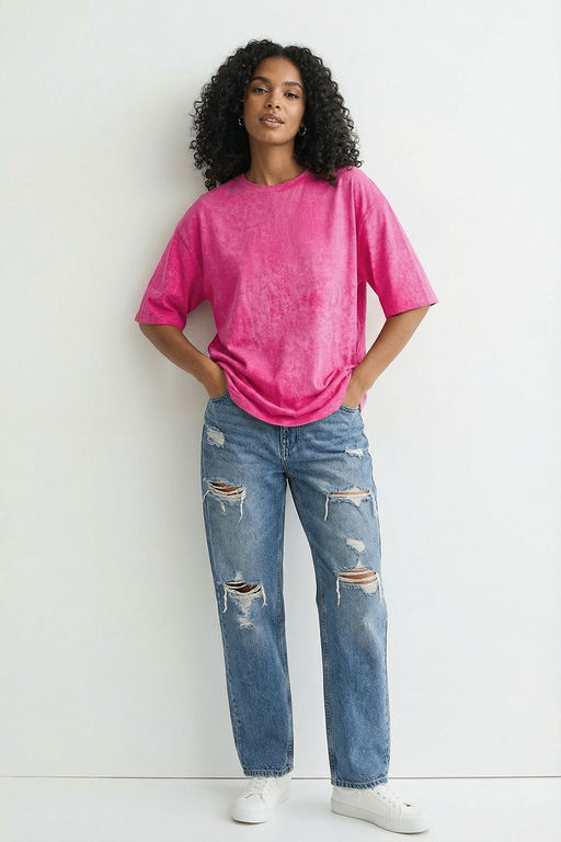 14502 футболка женская оверсайз