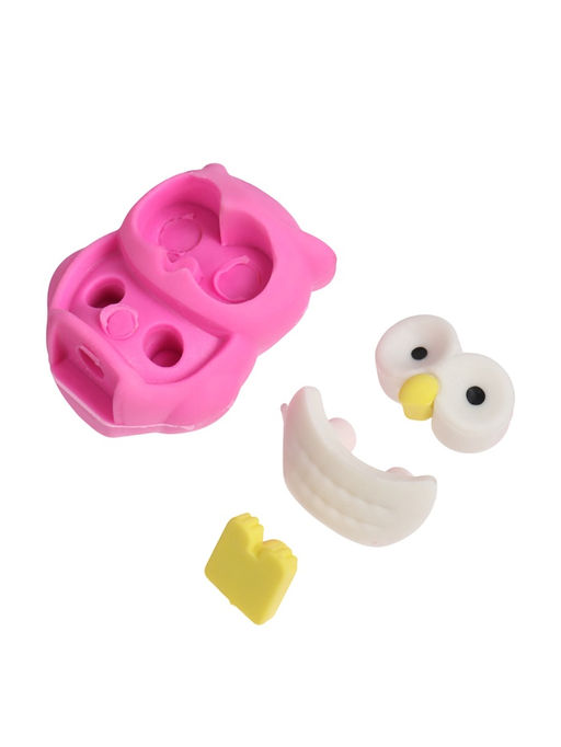 Цена за 72 шт. Ластик фигурный «Сова», МИКС