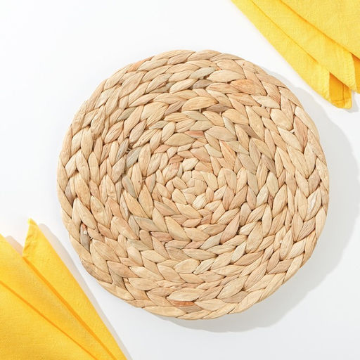 Салфетка сервировочная для стола D 38 х 1 см., водный гиацинт - Simaland фото 2