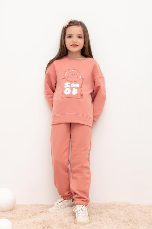 Crockid _ КР 400458/персиковая карамель к429 брюки для дев  фото 2