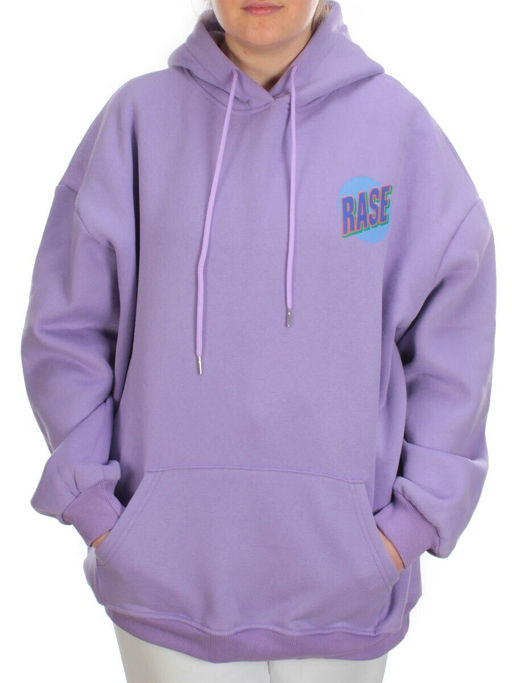 KD721 VIOLET Худи женское на флисе - Fashion фото 2