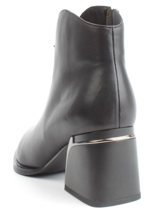 04-Z4229R BLACK Ботильоны демисезонные женские (натуральная кожа, натуральная байка)