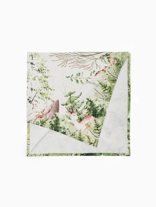 Набор кухонный «Этель. Лесная сказка», скатерть 148×218±2 см с ГМВО, салфетки 40×40 см - 12 шт.