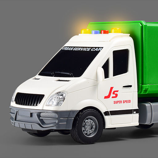 Машина "ЭкоКонтроль" 1:16 (свет, звук) в коробке (цвет зеленый)