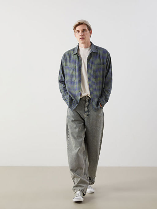 Loose Fit Erkek Jean Pantolon