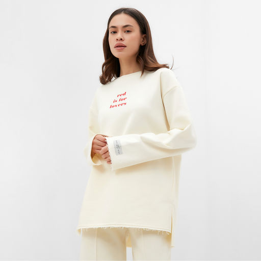 Свитшот женский MIST Cozy style, молочный, размер 48