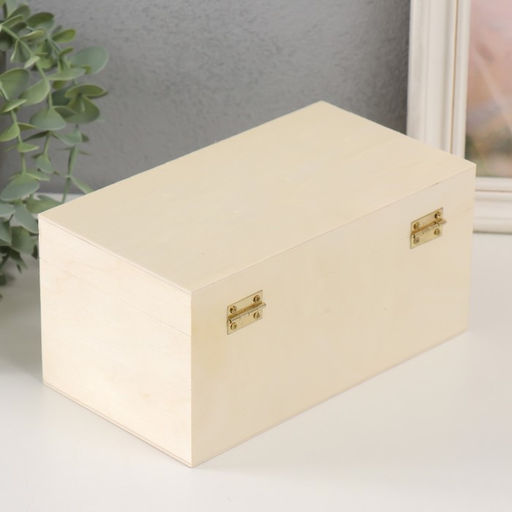 Шкатулка дерево под роспись «Прямоугольная», замок крючок, 20.5×11.5×10 см