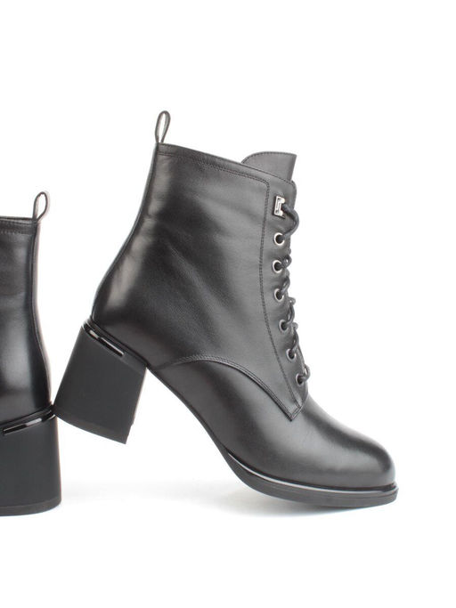 04-M3-2274 BLACK Ботинки зимние женские (натуральная кожа, натуральный мех) - Фабричный китай фото 14