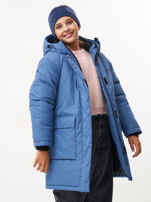 Куртка зимняя 25377-518 джинсовый