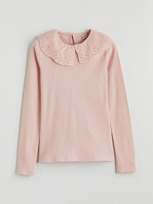 Bebe Yaka Fisto Detayl? K?z ?ocuk Ti??rt