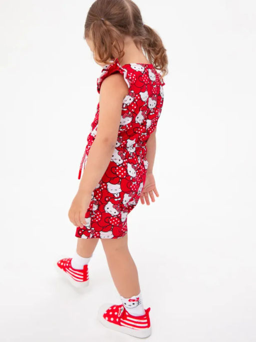 PlayToday / Полукомбинезон детский трикотажный для девочек  фото 3