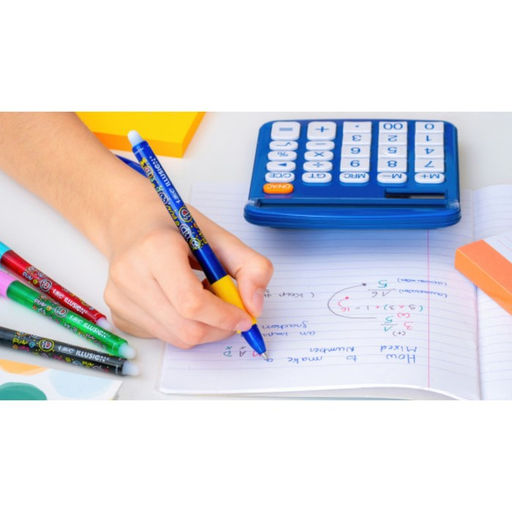 Ручка гелевая стираемая BIC Gelocity Illusion, узел 0.7 мм, чернила синие, цена за 1 шт.