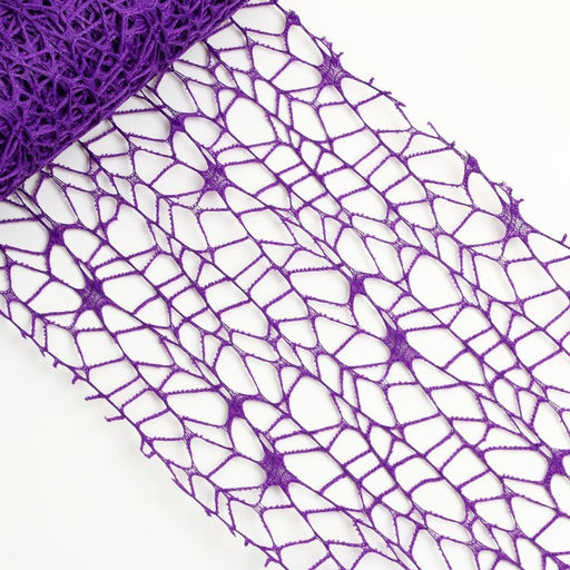 Сетка для творчества «Паутинка», намотка 4.5 м, 6×6×14 см, фиолетовая