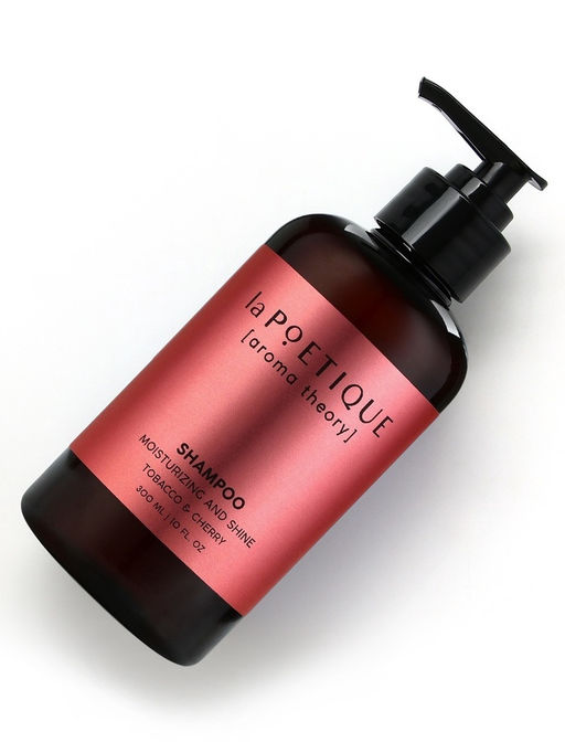 Шампунь для волос, увлажнение и блеск, 300 мл, аромат табака и вишни, LA POETIQUE
