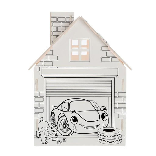 Домик-раскраска Мой гараж, 3 в 1 - Zabiaka фото 6