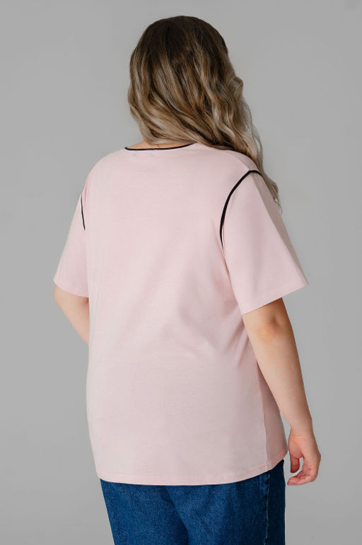 Арт. 31115 Футболка женская 50-58 (5 шт) Цвет:розовый - Калинка фото 8