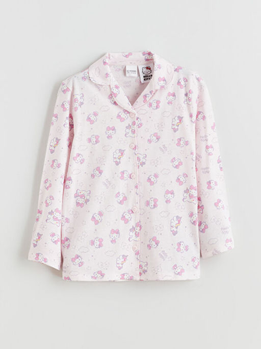 Hello Kitty Bask?l? K?z ?ocuk Pijama Tak?m