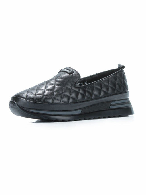 03-5015-1 BLACK Полуботинки женские (натуральная кожа)