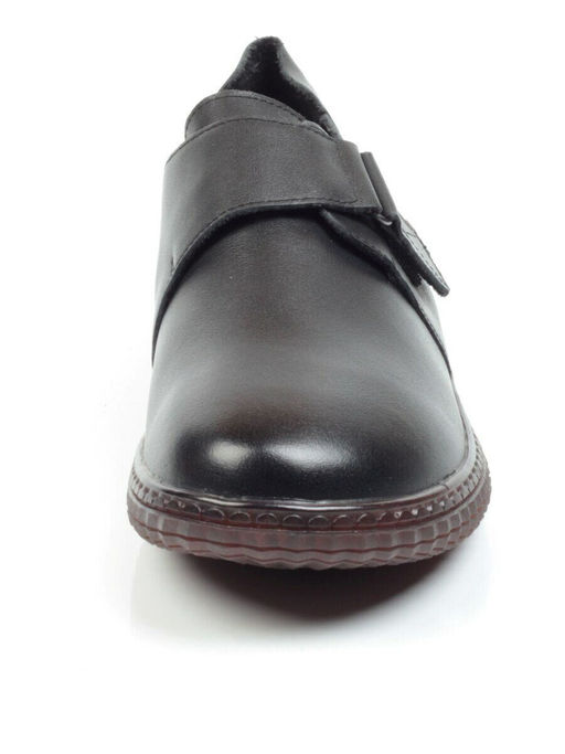 5909 BLACK Полуботинки женские (натуральная кожа)