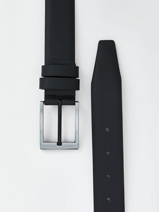 Deri G?r?n?ml? Erkek Kemer