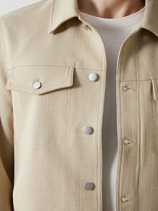 Slim Fit G?mlek Yaka Erkek Ceket