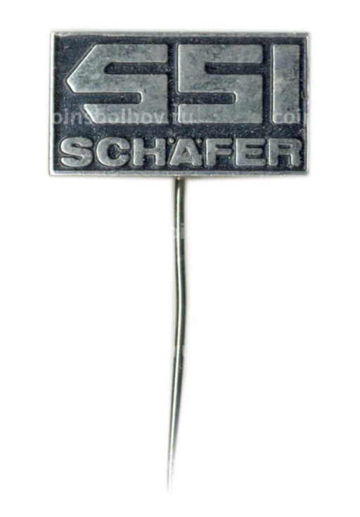 Значок рекламный SCHAFER