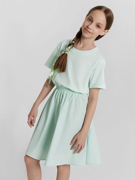 Платье для девочек мятное