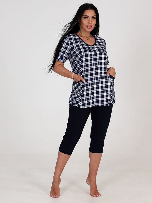 364 ПИЖАМА ЖЕНСКАЯ (бриджи) - А-дина фото 2