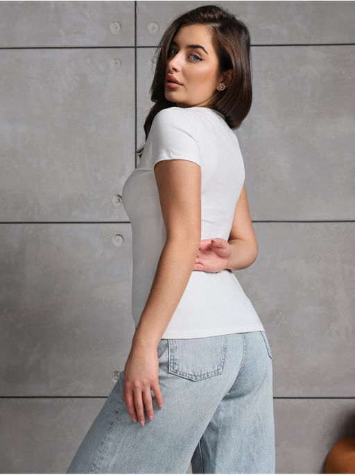 Футболка "Скимс" Экрю Женская