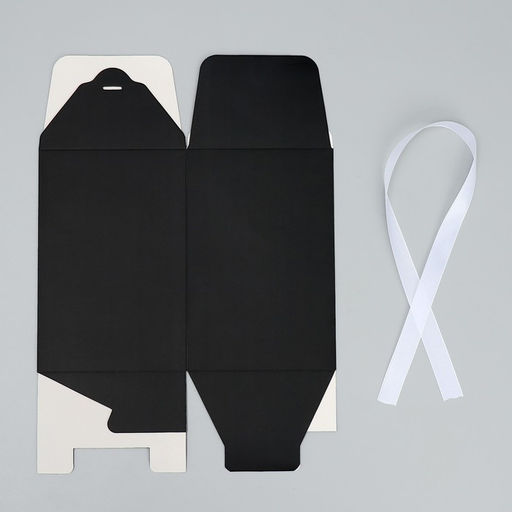 Складная коробка Черная, 12 18 12 см - Дарите счастье фото 6