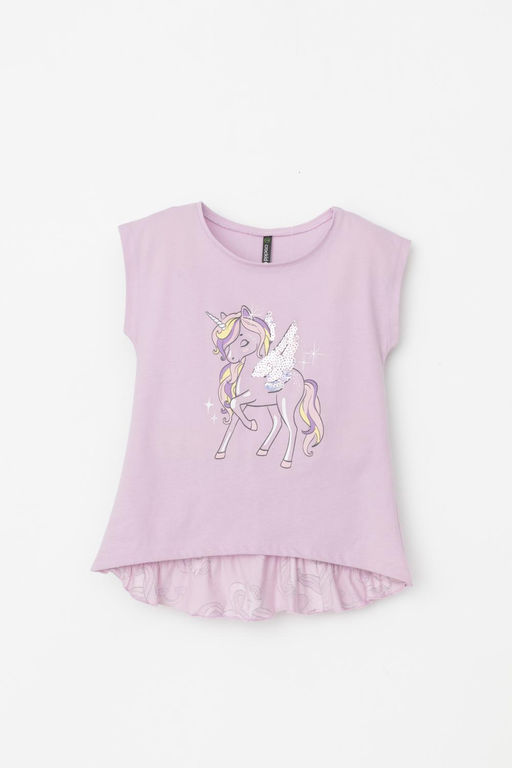 Crockid _ КР 302319-1/ледяная орхидея к539 фуфайка (футболка) для дев  фото 2