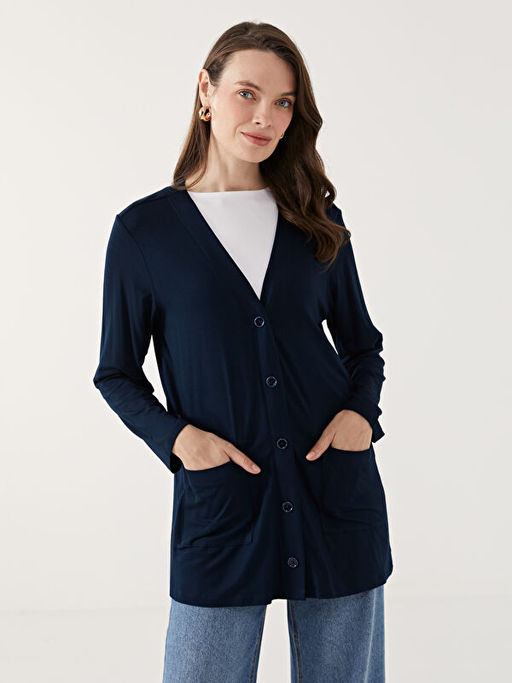 V Yaka D?z Uzun Kollu Kad?n H?rka