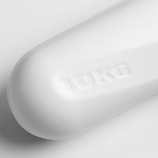 Гантели Sima-Land Home, 2 шт., 1 кг, цвет белый, для универсального отягощения