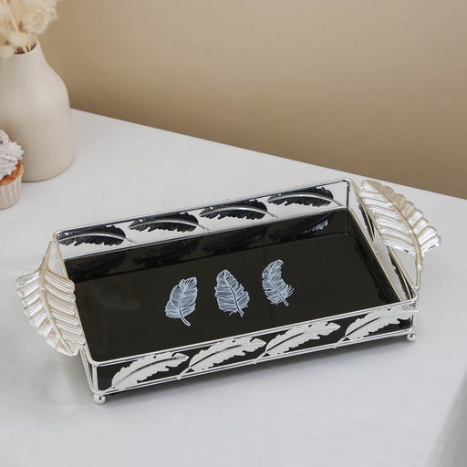 Подставка для десертов Перо, 35?22,5?6, цвет металла серебряный - Simaland фото 2