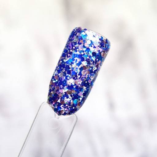 Гель для дизайна Gel Glanz Nixie (синий микс) - Patrisa nail фото 2