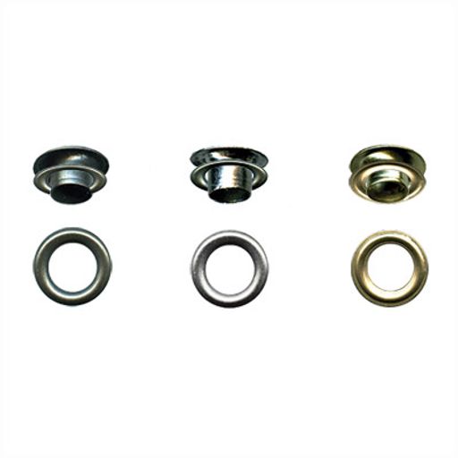 04 Люверсы ФАСОВКА d 6 мм 5 x 10 шт под оксид