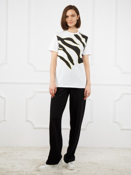 Футболка женская ZZ-WR020301-S10 black-white - Eleganzza фото 5