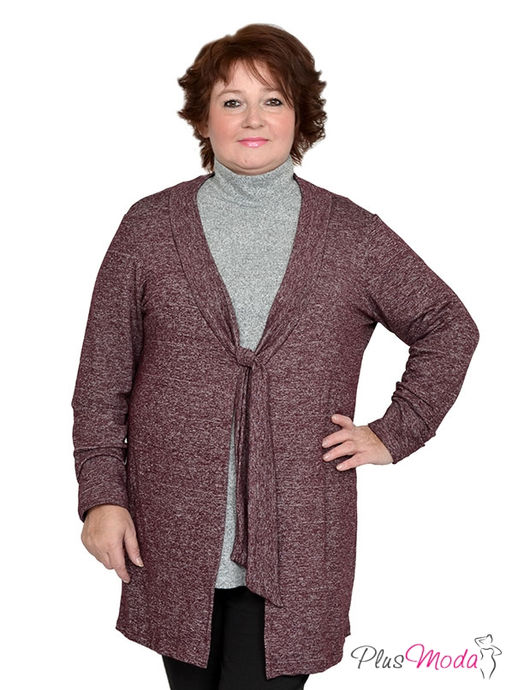 Кардиган Модель №742 размеры 44-84 - Plusmoda фото 2