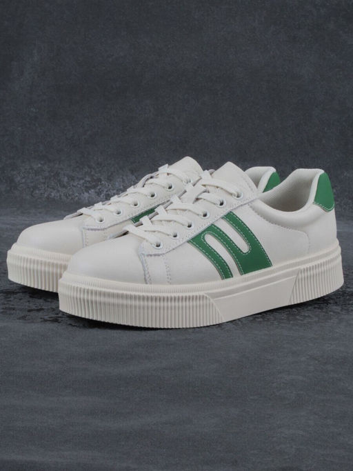 03-YC380-2 BEIGE Кроссовки женские (натуральная кожа)