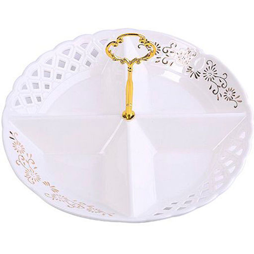 Менажница 4 отдел., 26,5 см, фарфор LR 60024 /MAYER&BOCH/